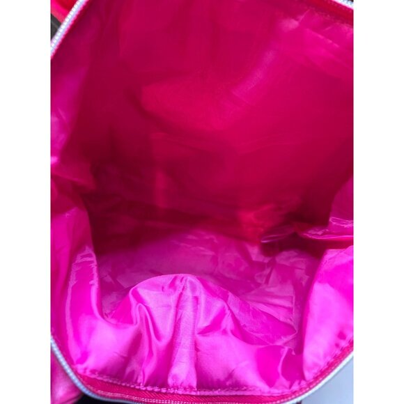 Juicy Couture Velvet Tote Bag Hot Pink Backpack Satin Bow Size M main image 9